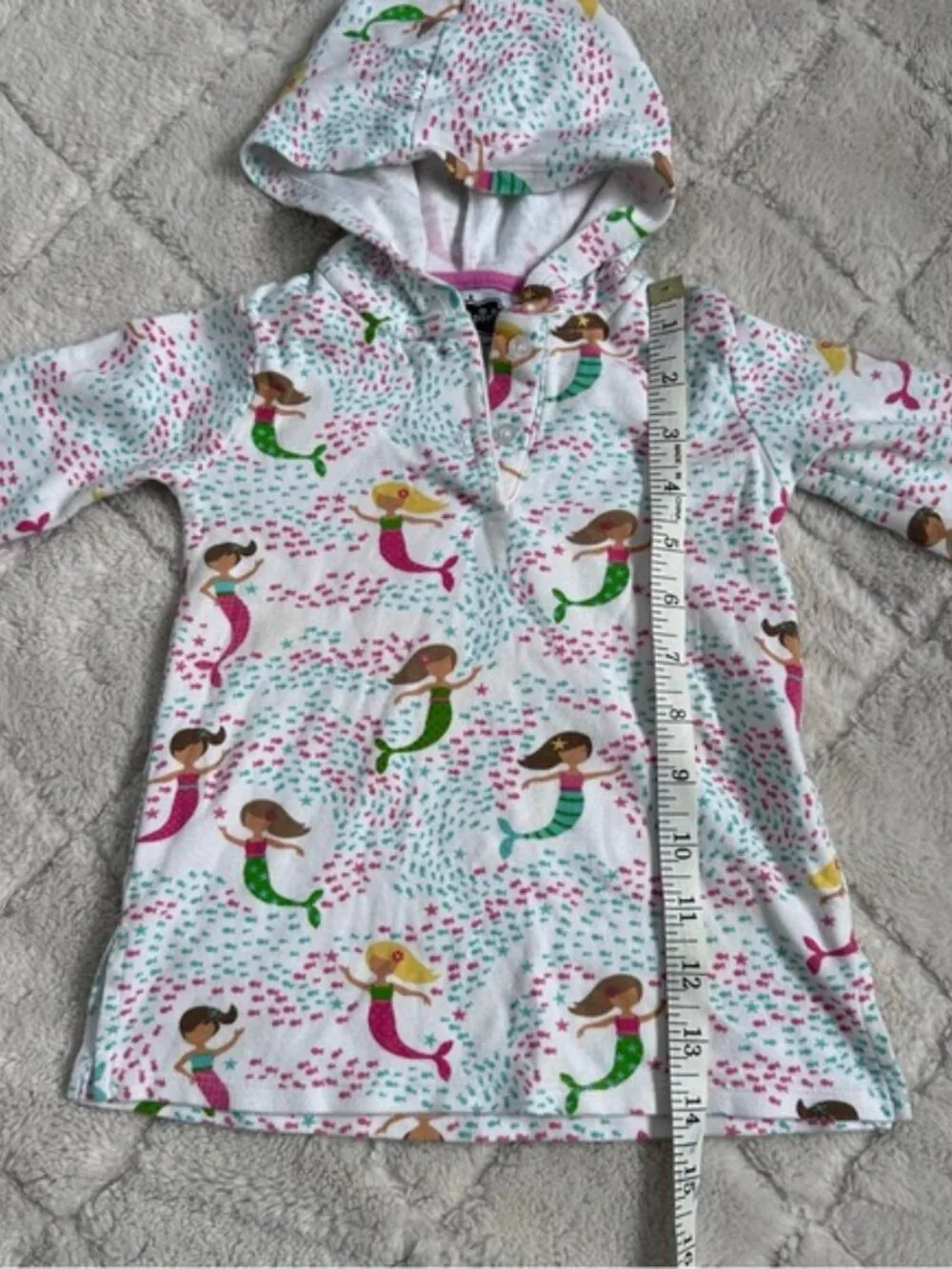Mud Pie | Baby Mermaid Cover-Up, Multi | Size Small 12-18 Months